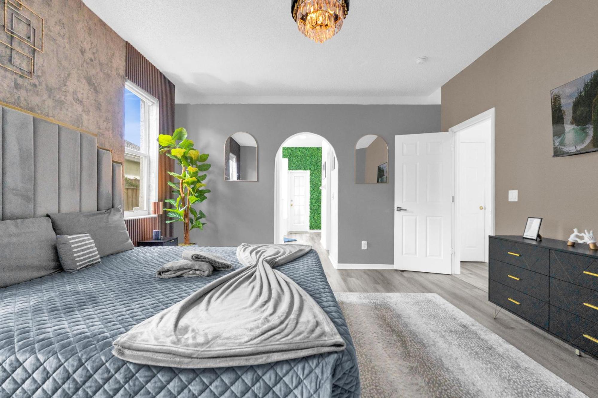 Beautiful 5Br 4 Baths Themed Home Near Disney And Universal, Private Pool, Gameroom, Baby Crib And More 基西米 外观 照片