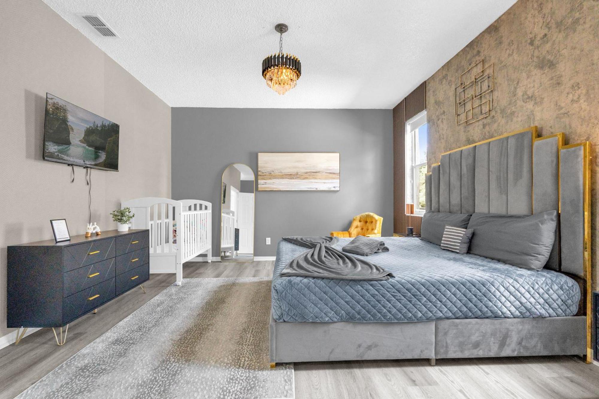 Beautiful 5Br 4 Baths Themed Home Near Disney And Universal, Private Pool, Gameroom, Baby Crib And More 基西米 外观 照片